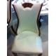 white solid wood restaurant chair dining furniture