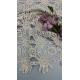 Hot Sale High Quality 100% Cotton Off White Beaded Embroidery Full Width Fabric For Party Dress For Fashion