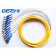 Multi - Fiber 12 Core Optical Fiber Components  , 1 /1.5 Meter FC Ribbon Pigtail