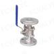 ASTM CF8m 3PC Manual Operated Flange Ball Valve Fast Shipping ISO 9001 Standard