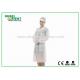 Professional Tyvek Disposable White Lab Coats For All people With Magic Tape