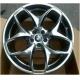 High performance BMW replica rims auto aluminum wheel 21 inch 120(mm)PCD, hyper black machined face