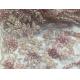 47 Inch Pink Embroidered Heavy Beaded Lace Fabric By The Yard With Scalloped Edge