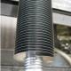 DELLOK Seamless Steel OD 25.4mm C12200 Copper Fin Heat Exchanger