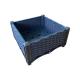 Weather Proof Plastic Raised Planting Beds Plastic Troughs For Vegetables No Leakage