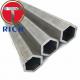 Cold Drawn Special shaped Alloy Structural shapes Hollow Hexagonals Fin Double Omega  Steel Tubes profile