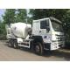 Safety Multi Color Ready Mix Concrete Truck With Euro II Diesel Engine