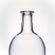 Whisky 750ml 800ml 1000ml Clear Flint Heavy Base Glass Bottle with Wood Cork