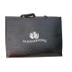 Black 75g Quilted Square Veins Bag, Non Woven Carry Bag With Printing Logo For Packaging