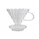High Borosilicate Glass Coffee Dripper Heat Resistant For Brewing Coffee