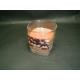 100% paraffin wax scented square glass candle with printing label