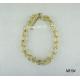 Crystal Gold Color Tin Alloy Fashion Chain Mixed Metal Necklace for Wedding