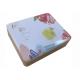 Mooncake Packaging Rectangle Metal Box , Metal Food Tins 4 Piece / Box