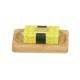 Eco Friendly Hotel Guestroom Resin Collection Bamboo Soap Dish For Bathroom