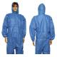 White / Navy Breathable Waterproof Disposable Coveralls SMS S - XXXXL Dimensions