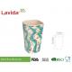 BPA Free Bamboo Fiber Mug High Strength Unbreakable Low Thermal Transfering