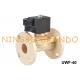 1 1/2'' Flanged Brass Water Electric Solenoid Valve 24VDC 220VAC