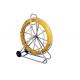 6 Mm Traceable Cable Duct Rodder ,  Cable Laying Tools In Telecom Project