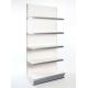 Footwear Store Display Stand Single Sided Wooden Retail Display Shelving Units