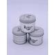 Attractive Wax Tin Box / Round Tin Can for Cosmetics Recycled Material