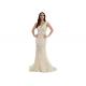 Modern Mermaid Muslim See Through Dress Tulle And Lace Fabric Sleeveless
