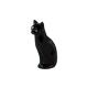 Black Color Cat Shaped Urn , Unique Cat Urns Metal Brass Material American Style
