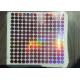 Gold Security Silvery Anti Counterfeit Label , 3D Hologram Stickers PET Film Material