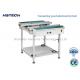 ESD Flat Belt PCB Handling Equipment Stable Stainless Hand Crand Width Adjust SMT Conveyor