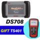 Autel MaxiDAS DS708 Get MaxiTPMS TS401 As Gift for Car Diagnostics Scanner