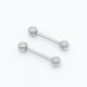 13mm Straight Barbell Nipple Piercing Jewelry 14G 316 Stainless Steel