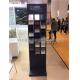 3 - Row Metal Stone Sample Display Racks For Tile Trade Show / Exhibition