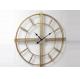 Home Decor Circular Handicraft Oversized Skeleton Clock