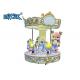 Amusement Park Ride Angel Carousel White Color Merry Go Round Kids Carousel Ride