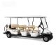 Electric 48V 12 Seater Golf Cart , Battery Powered Club Car Electric Golf Cart