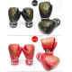 Hot Sell red blue black PU boxing gloves fighting gloves for sale