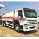 6X4 Stainless Steel Fuel Transport Trucks , 20000 - 25000 Liter Gasoline Tanker Truck