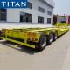 TITAN 3 lines 6 axles Gooseneck Detachable Lowboy Truck Semi Trailer in Africa