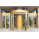 ISO9001 Certified Automatic Revolving Door with Tempered Glass and Customized Options