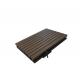 Water Absorption Rate 2.5% Customized Synthetic WPC Decking for Engineering Flooring