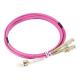 LC E2000 Fiber Optic Patch Cord Low Energy Loss PVC or LSZH Jackets UPC and APC Options