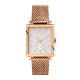 Rose Gold Square Stainless Steel Back Base Metal Bezel Japan Movt Watch