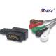 3.4m AHA 5 Lead ECG Cable For Digitrak XT Holter Recorder