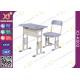 Double Tube Strong Support Aluminum Student Desk And Chair Set For University School