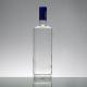 Hot Stamping Surface Handling 1L Super Glass Whiskey Bottle Made of Crystal White Material