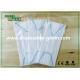 White TET PE odorless Disposable Face Mask , PU Band Ear Loop