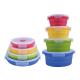 Set Of 4 Wholesale High Quality Silicone Lunch Box Plastic Cooler