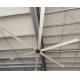 Metal Industrial Ceiling Fan with 12200m3/min Max Airflow IP55 Motor Protection Grade 1200w Power