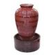 Red Ceramic Fountain, Ceramic Pots GW8748 // Outdoor or Indoor used