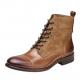 Winter Mens Suede Desert Boots Fashion Italian Ankle Boots With Zipper Side