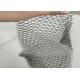 SS316 HDG PVD Metal Stainless Steel Ring Mesh Plain Woven For Exhibition Halls